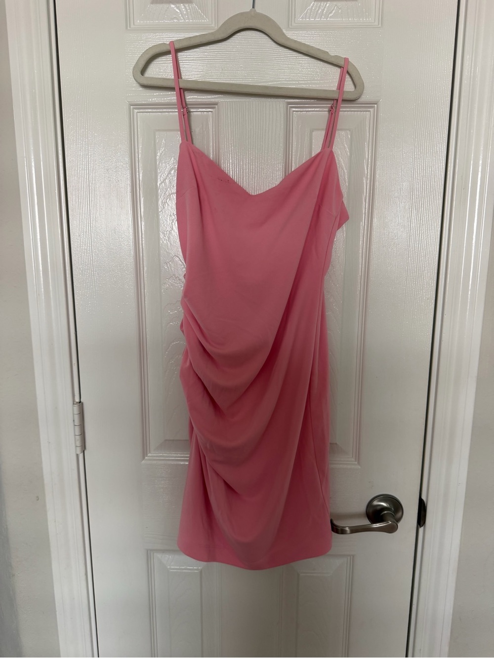 Zara Short Pink Spaghetti Strap Dress